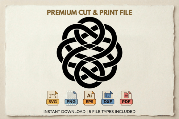 Download Ultra Detailed Celtic Circle Knot SVG - Premium Resources