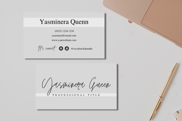 Download Grey Business Card Template - Premium Bundle