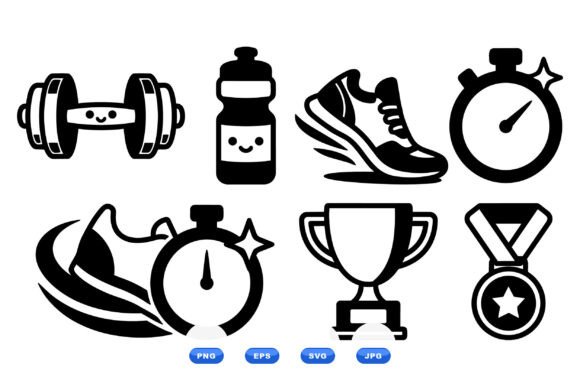 Download Fitness Icon SVG Collection - Premium Resources